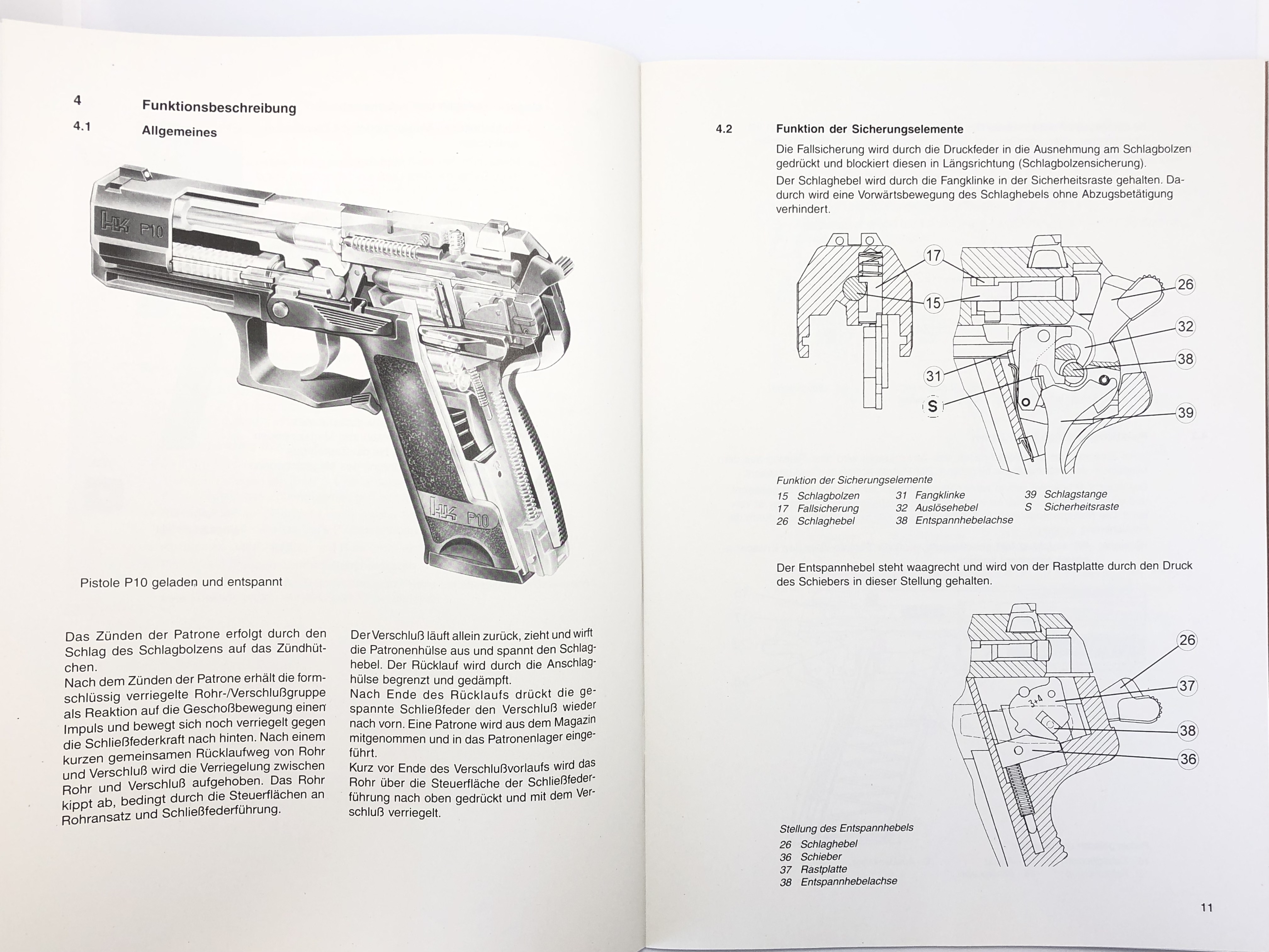 Instandsetzungsanweisung Pistole P10 HK
