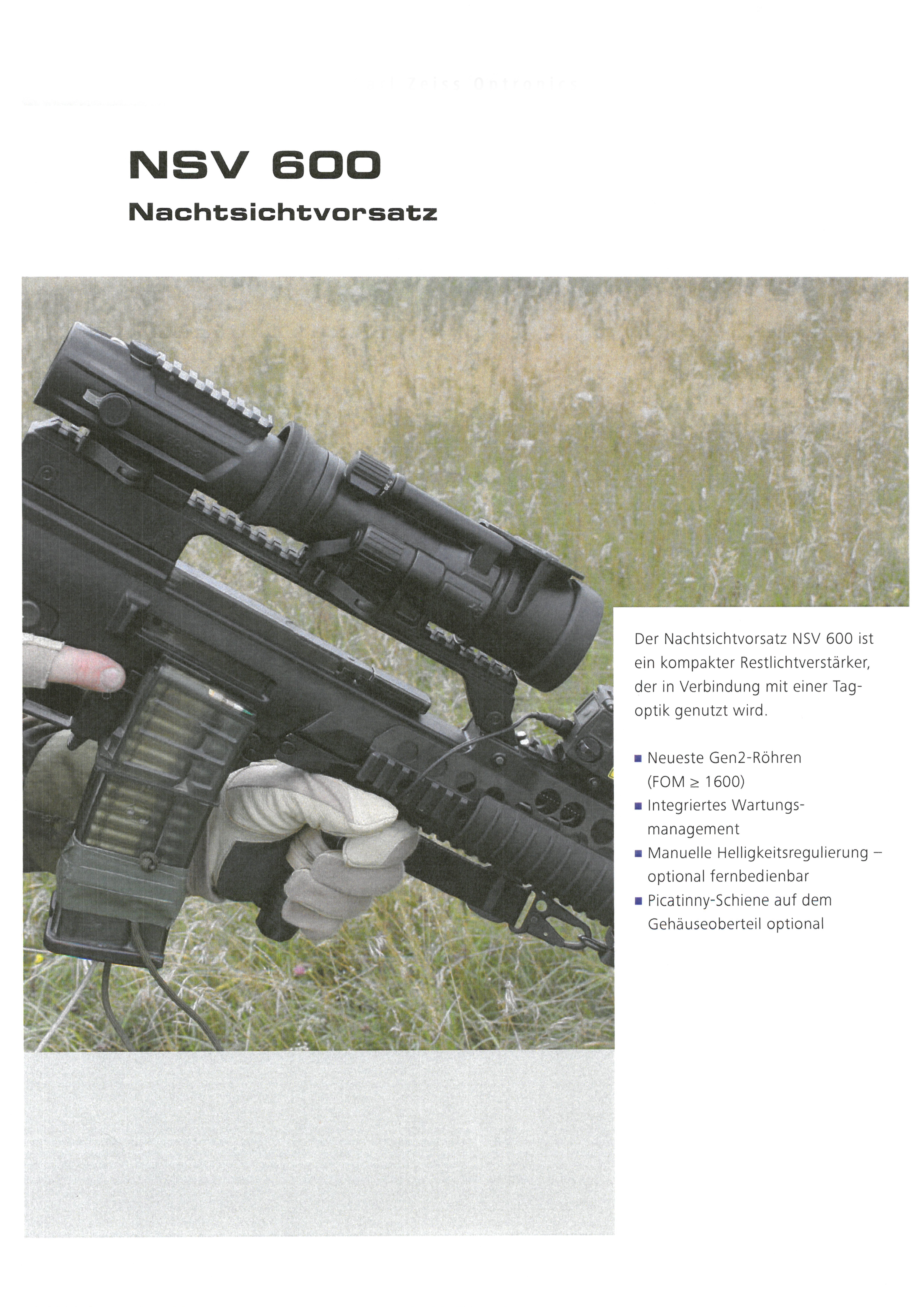Hensoldt NSV600 XD4