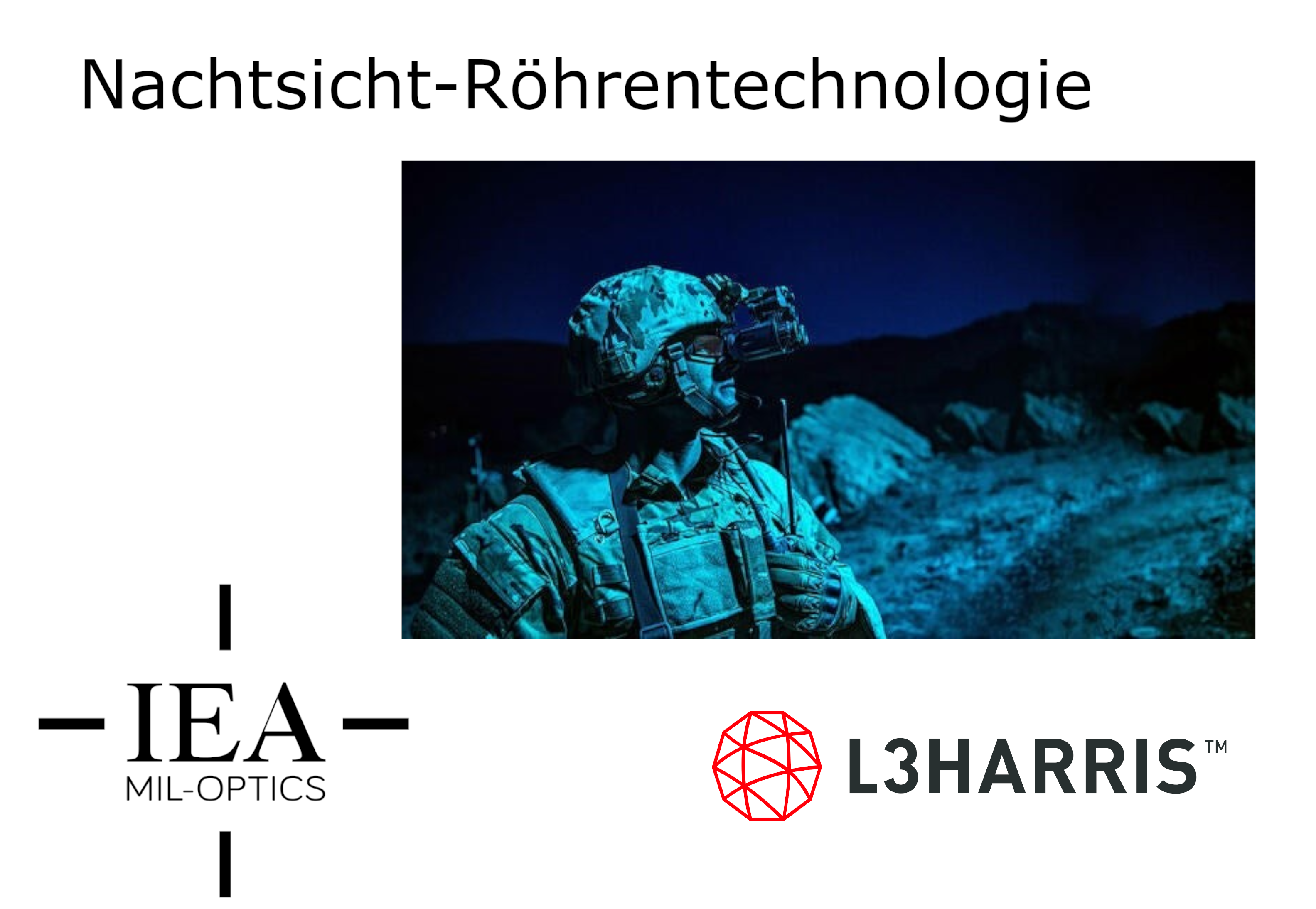 Unbeschichtet und unübertroffen Nachtsicht-Röhrentechnologie von L3Harris