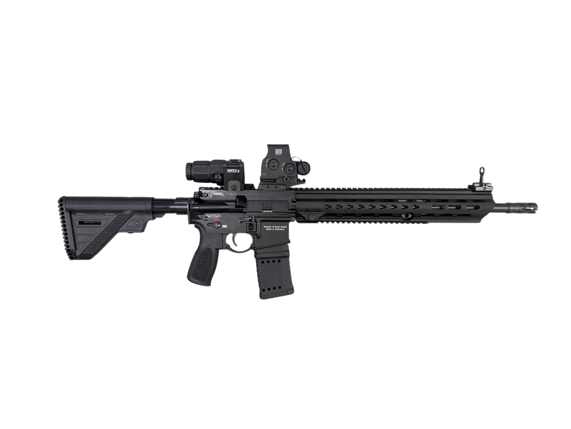 Heckler & Koch MR223 A3 16,5" + EOTECH KSK KIT Black + Unity Riser 
