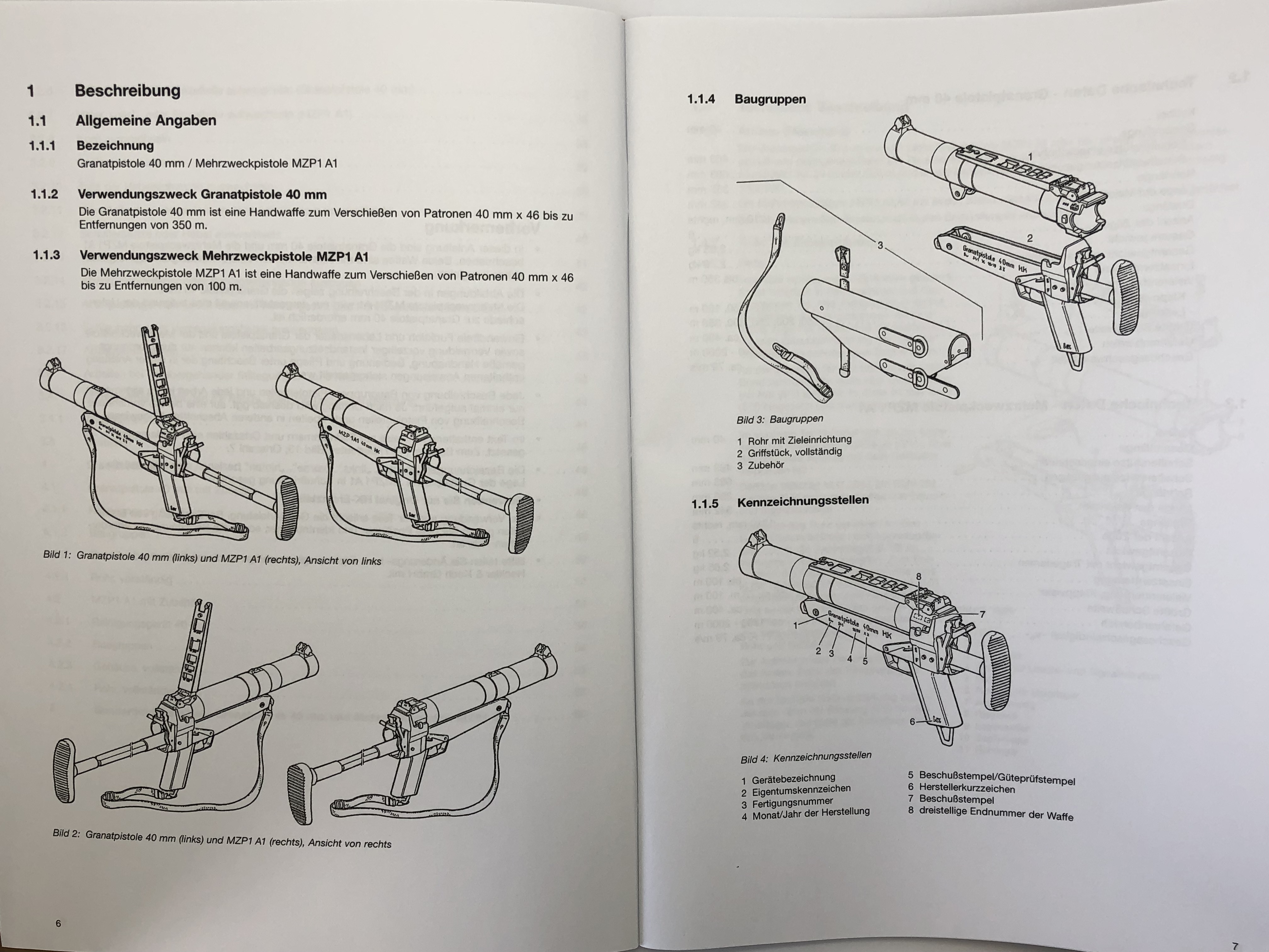 Wartungsanleitung Granatpistole 40mm HK