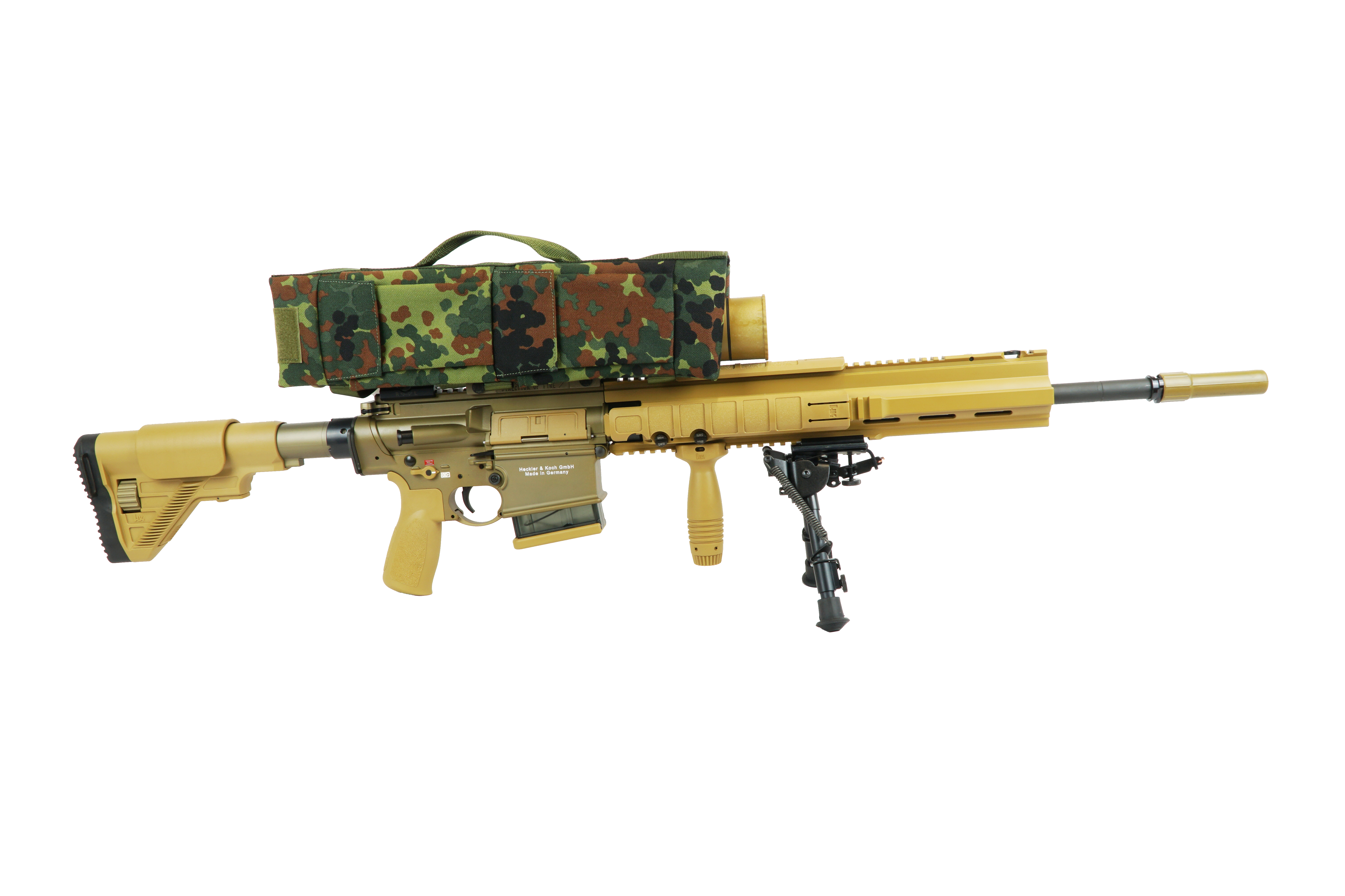 DSC02138 Schutzhülle Zf + Tragesystem, flecktarn
