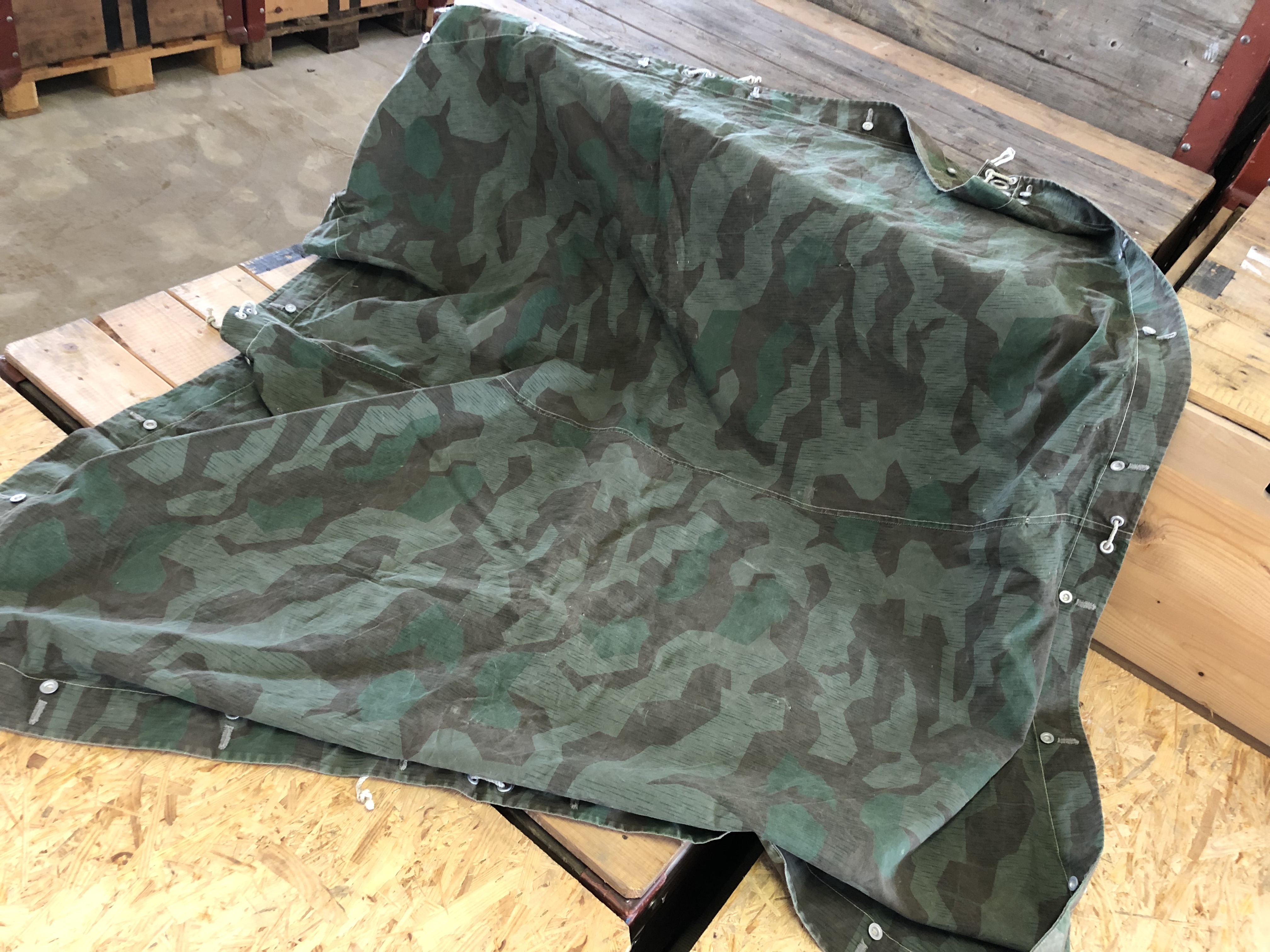 Schweizer Armee - Zeltplane Splittertarn