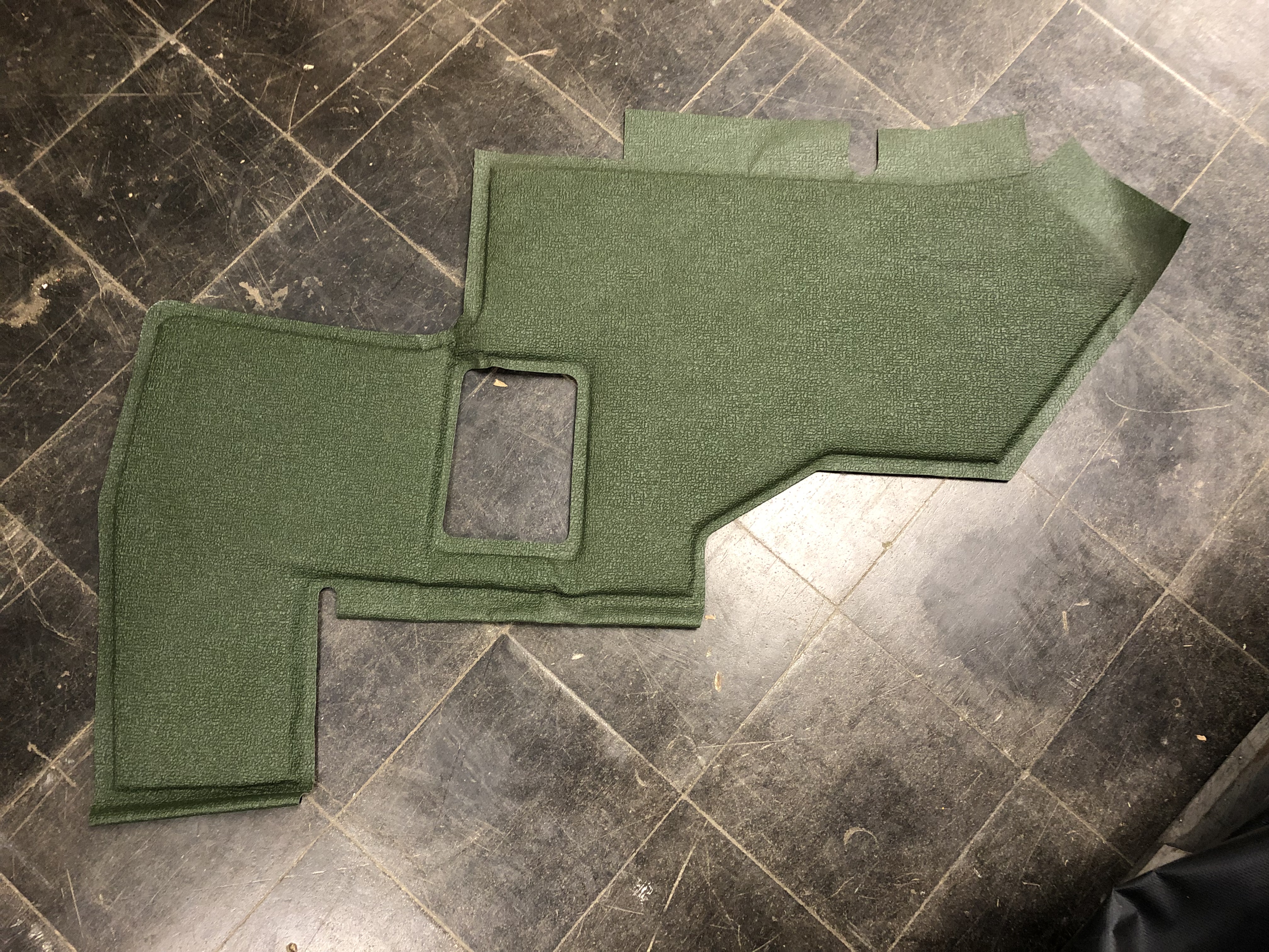 HMMWV HUMVEE Dämmatte Tunnel Fahrerseite