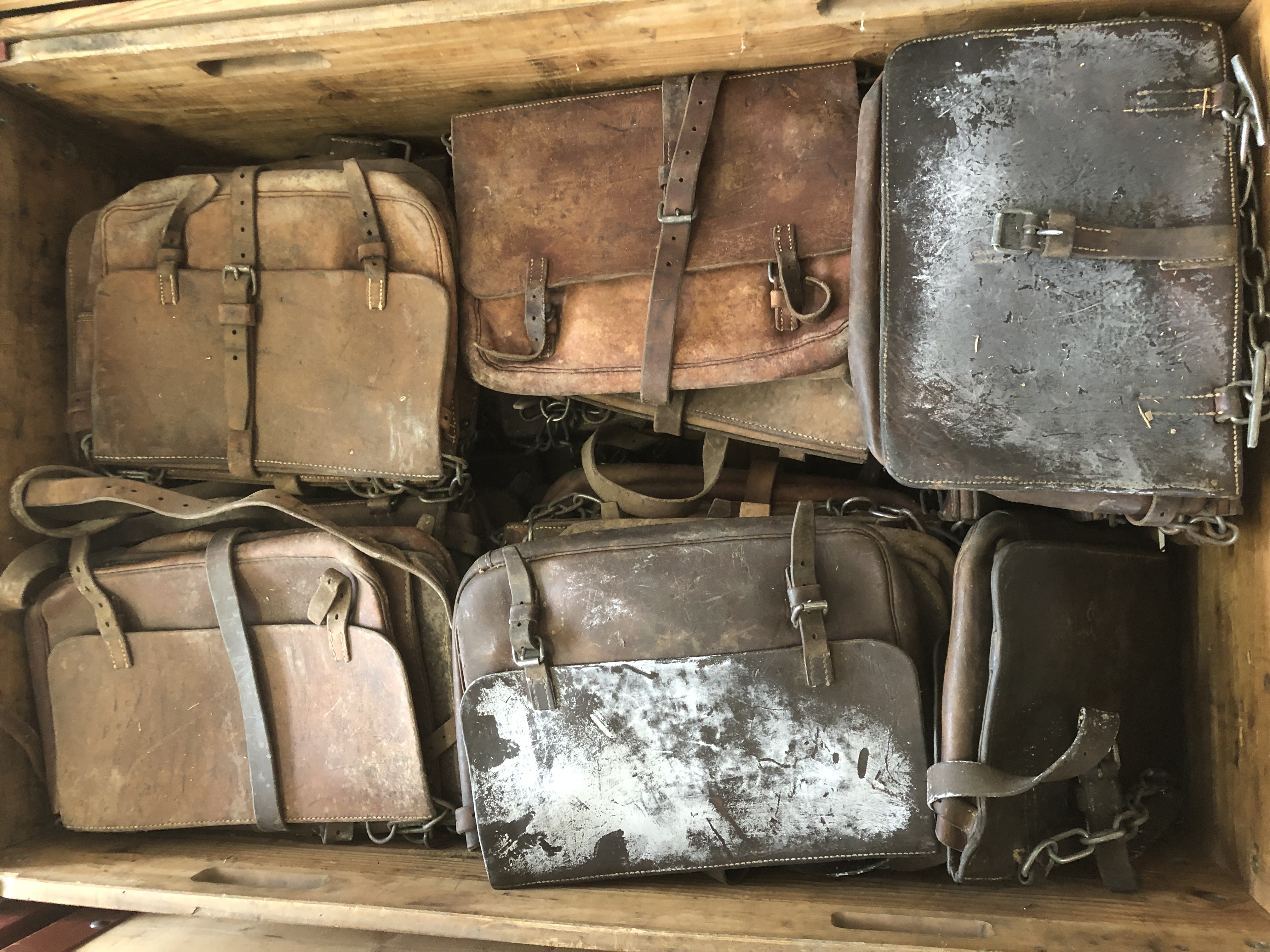 Schweizer Armee Bast Satteltasche Paar