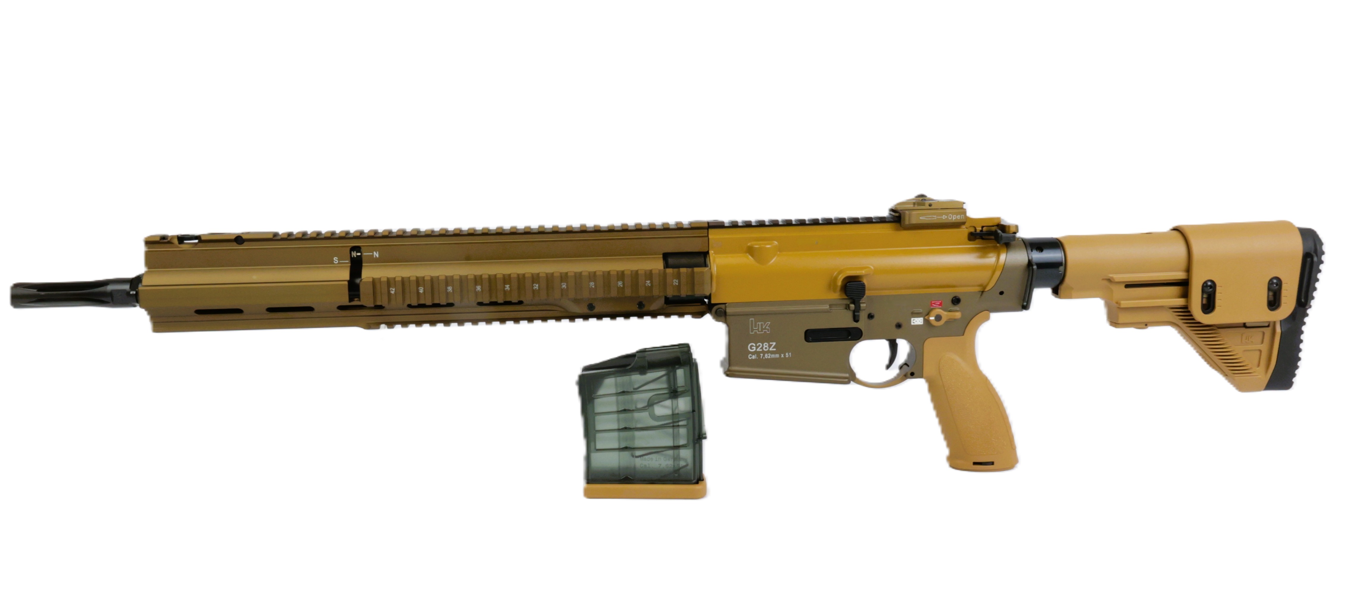 HK SLB G28 Z, .308, sand