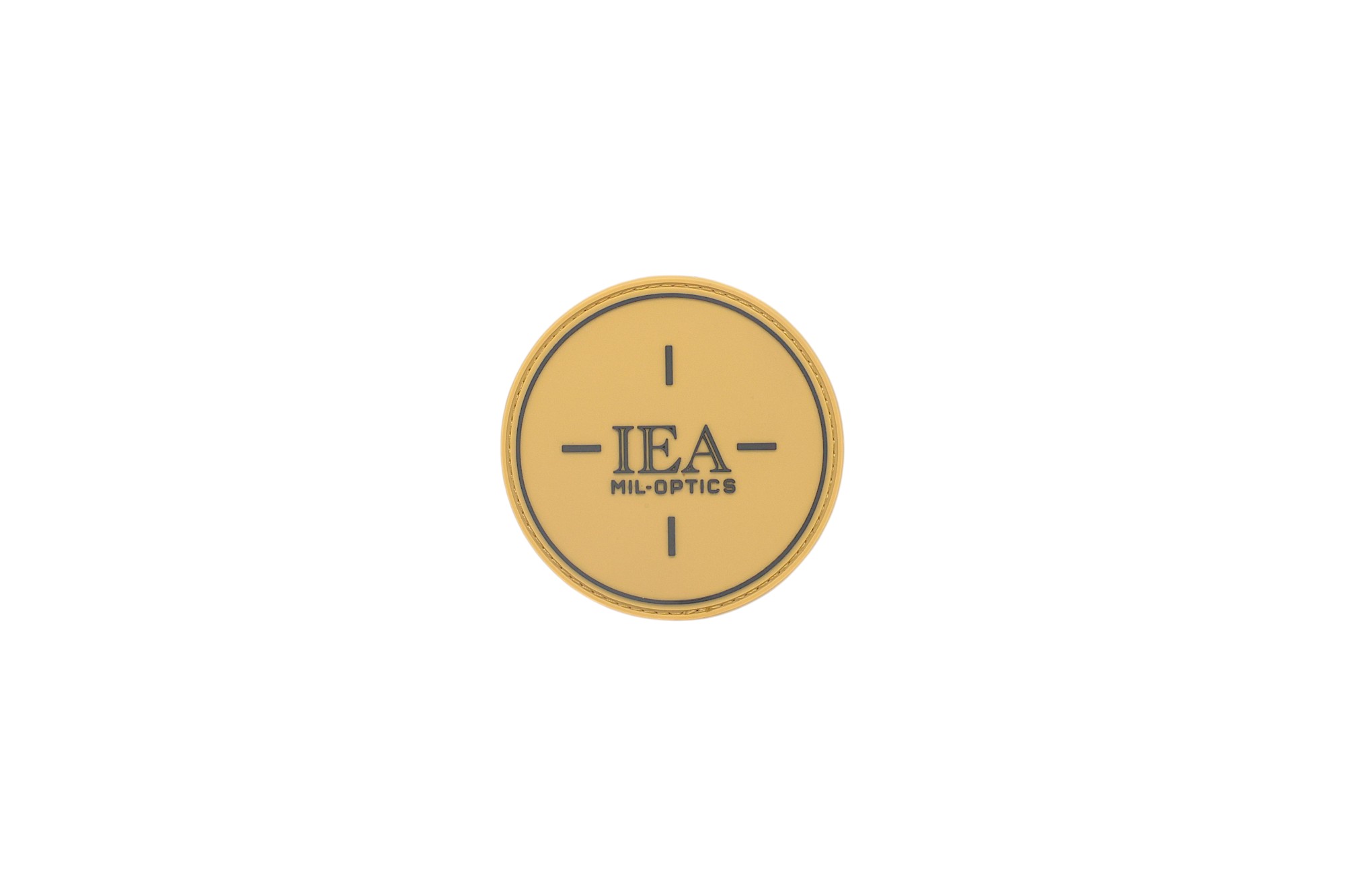 IEA Patch m Logo rund tan