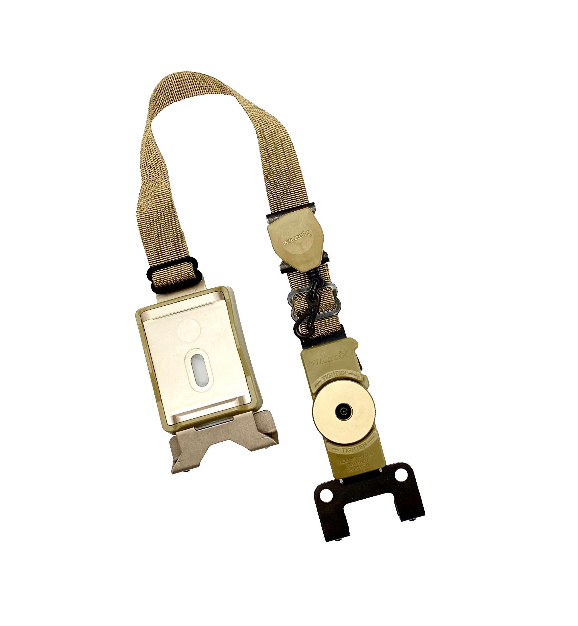 Wilcox Ratchet Helmhalterung MICH / ACH tan w. L