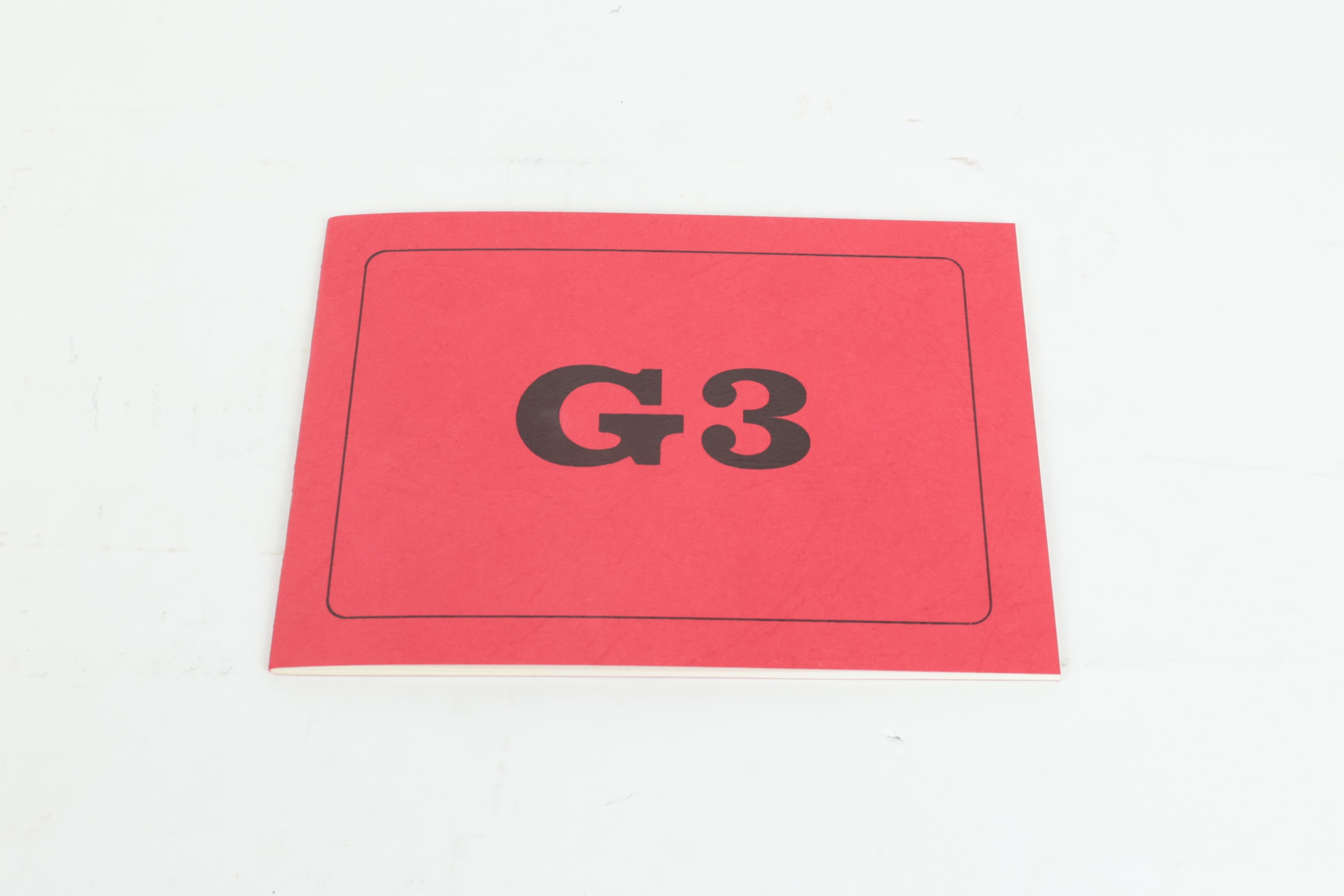 Beschreibung HK G3 englisch