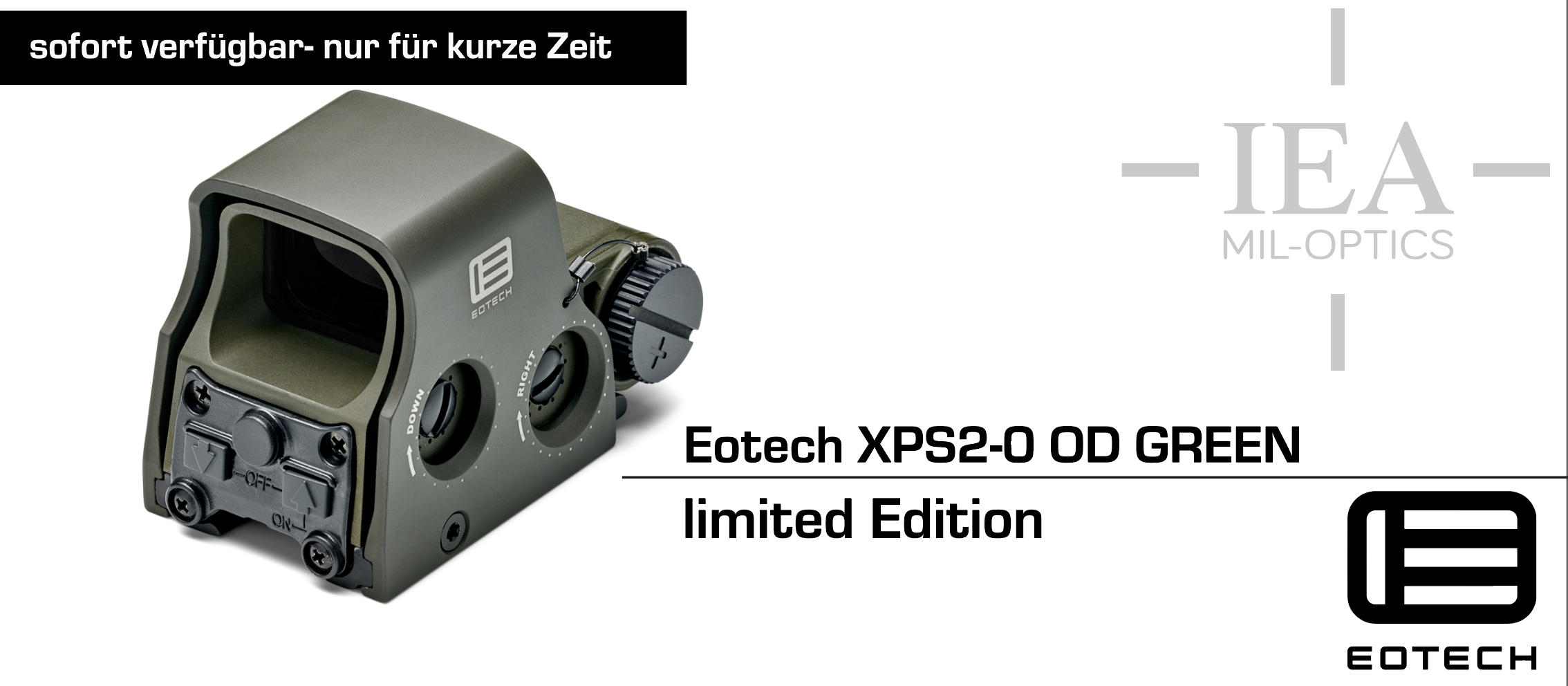 EOTech XPS2-0 OD Green ab sofort zum Sonderpreis erhältlich