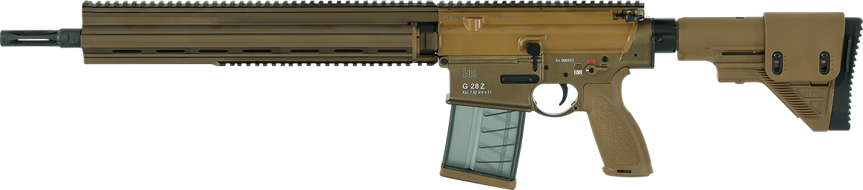 HK SLB G28 Z, .308, sand