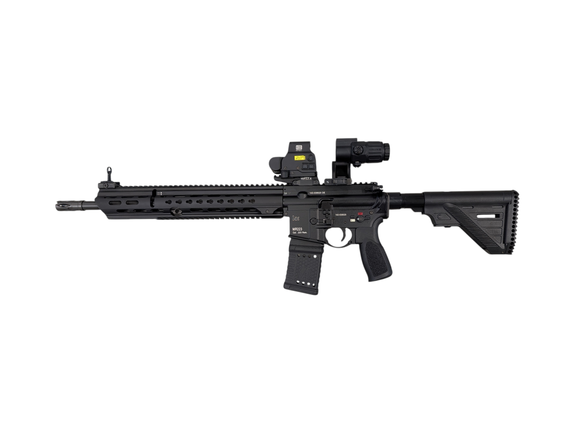 Heckler & Koch MR223 A3 16,5" + EOTECH KSK KIT Black + Unity Riser 