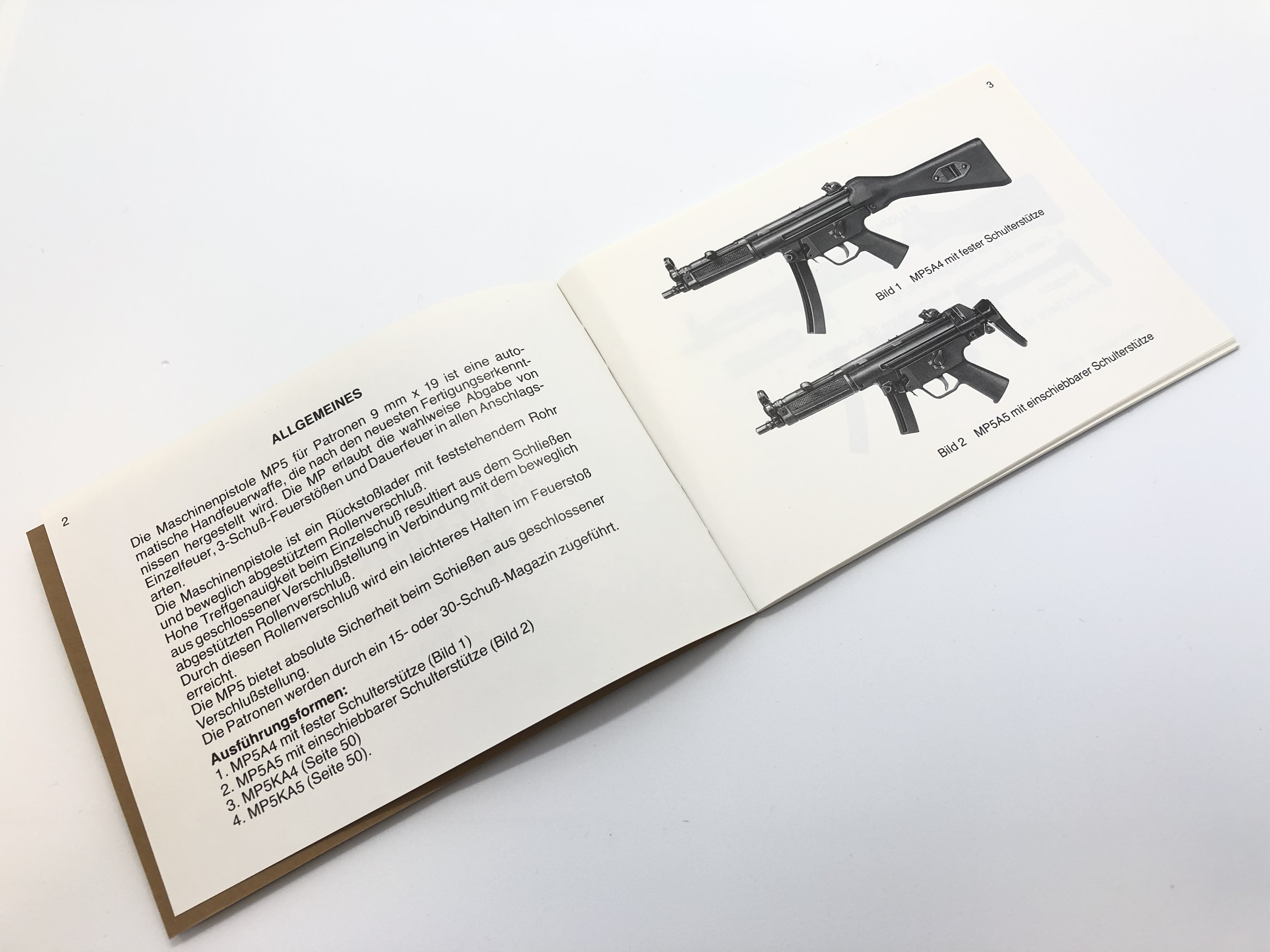 Kurzbeschreibung MP5A4/A5