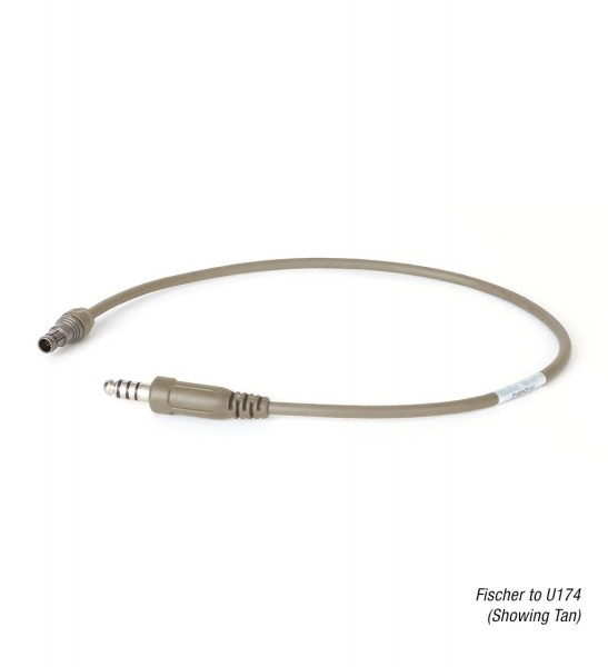 Ops-Core Headset cable AMP Downlead tan 21"
