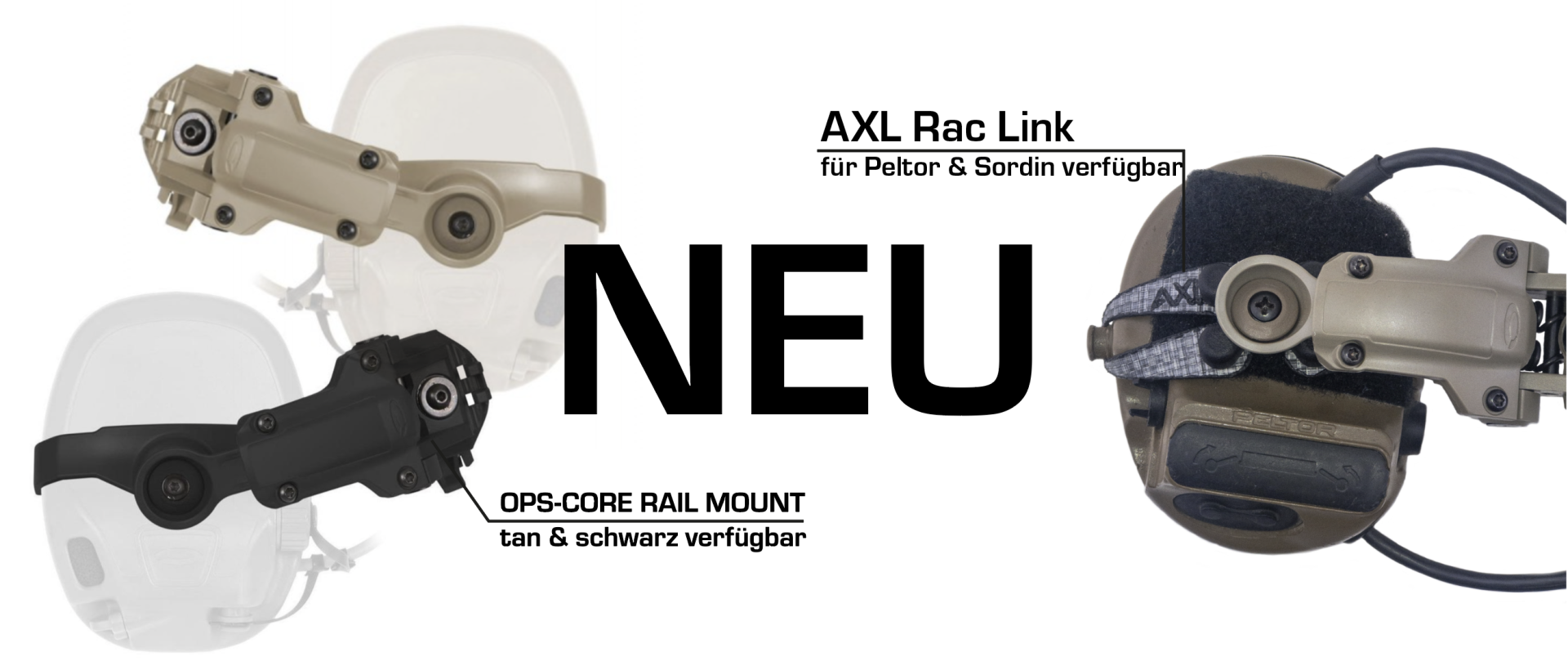 個人装備 OPS CORE RAIL MOUNT KIT & AXL RAC Link AXL RAC LINK & Ops-Core Rail Mount